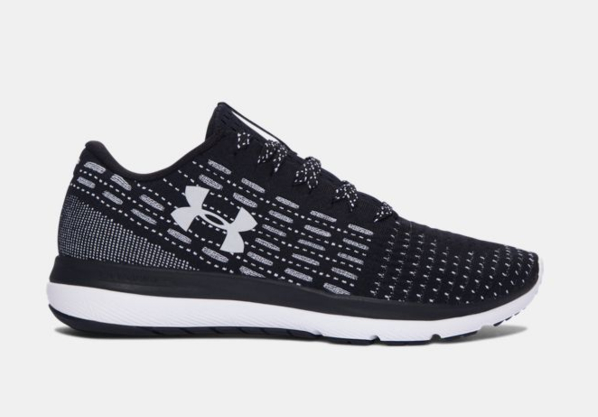 under armour ua threadborne slingflex black white 1