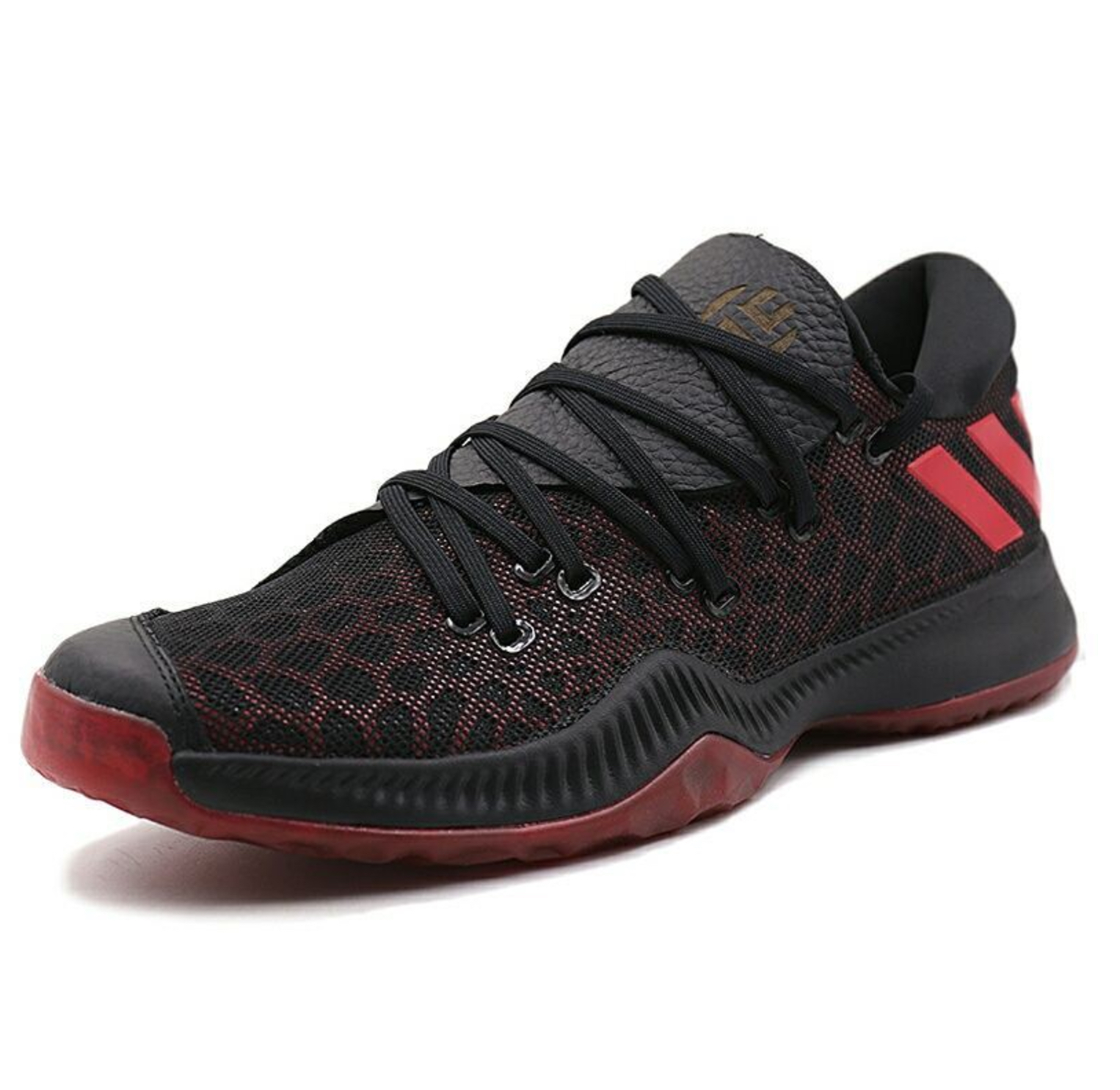 adidas harden be black red 5