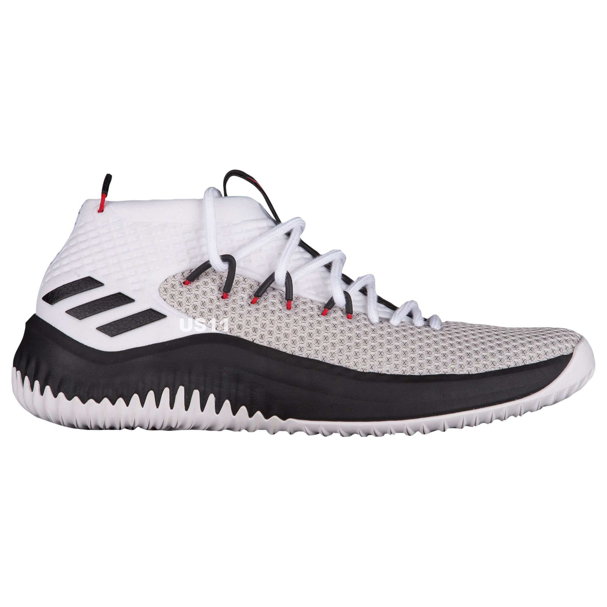 adidas Dame 8 Dame Time White Red Black Basketball Shoes Sneakers GY0384  Men's 9 | eBay