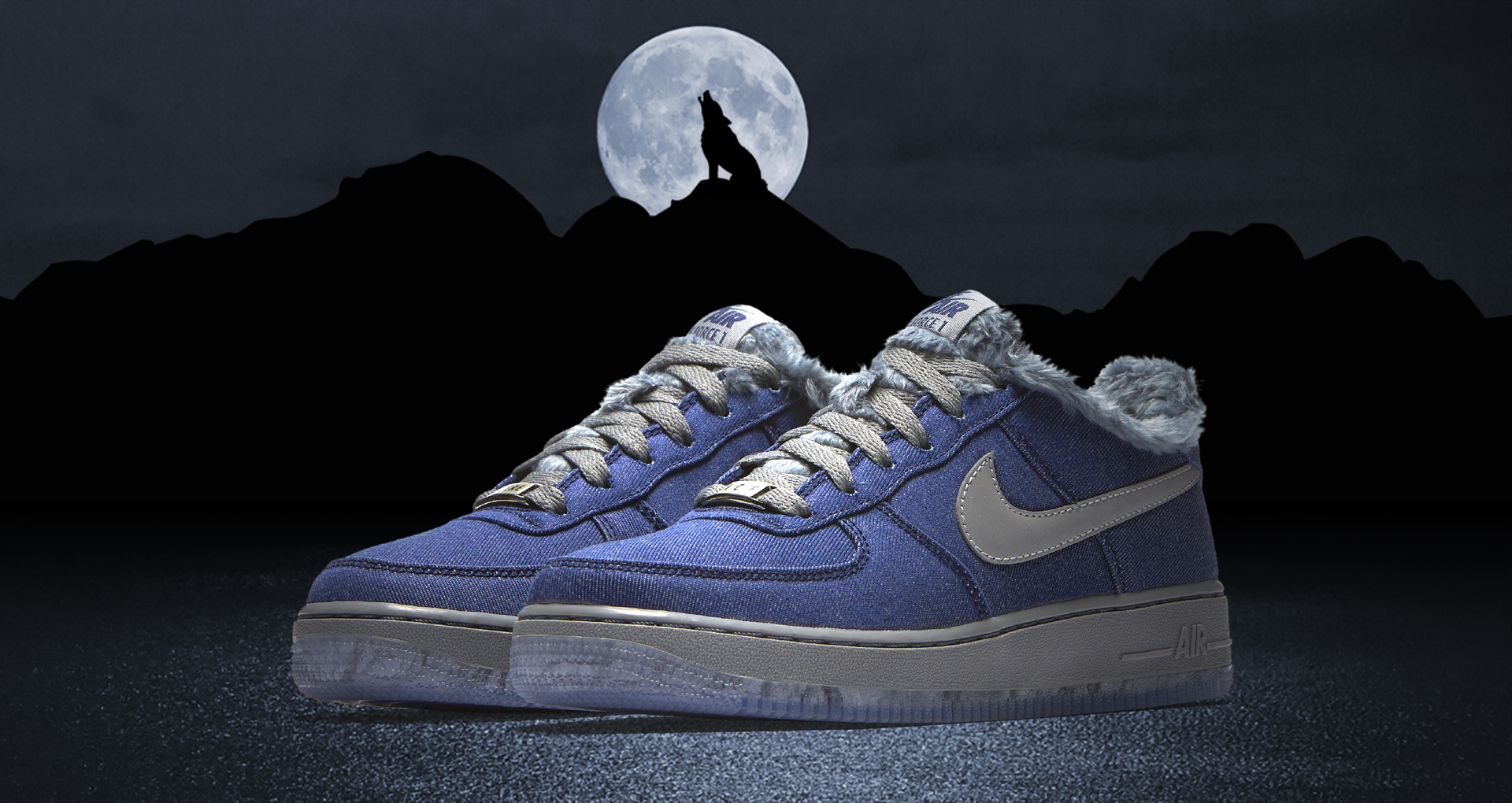 Nike Air Force 1 GS Full Moon friday the 13th 10