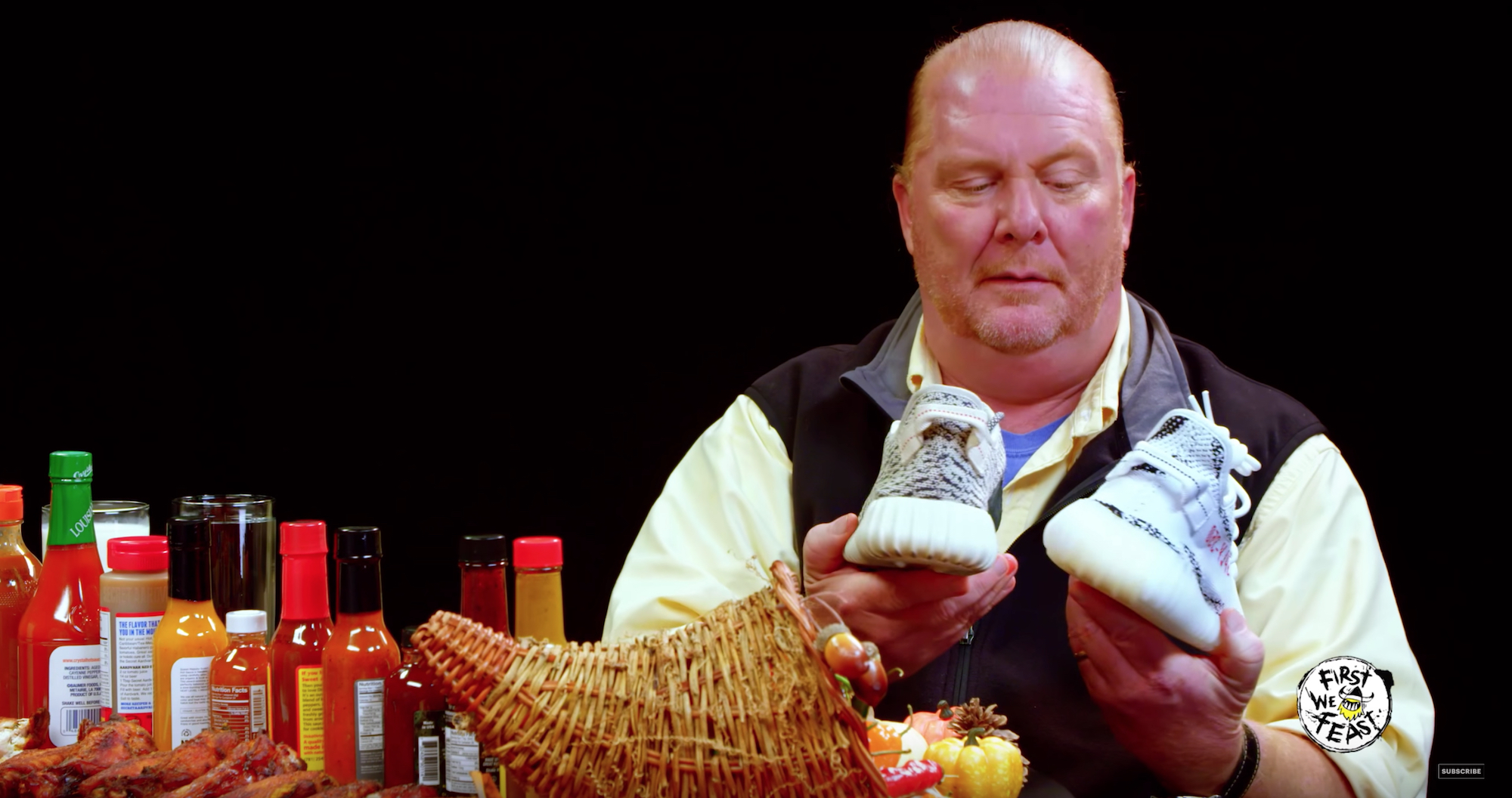 mario batali yeezys