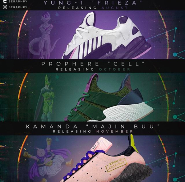 adidas x Dragon Ball Z Yung-1, Prophere and Kamanda Release Date