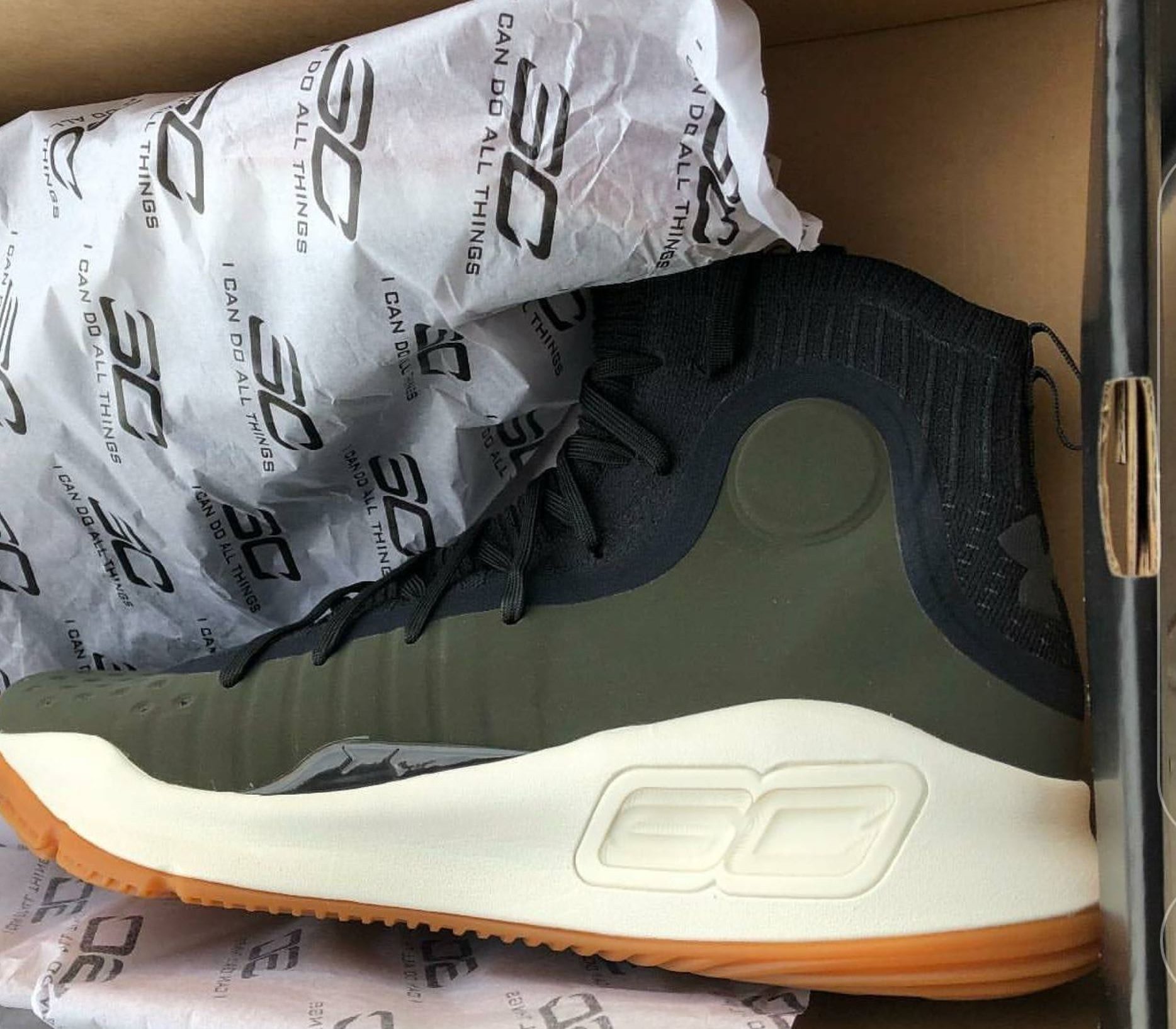 under armour curry 4 green gum