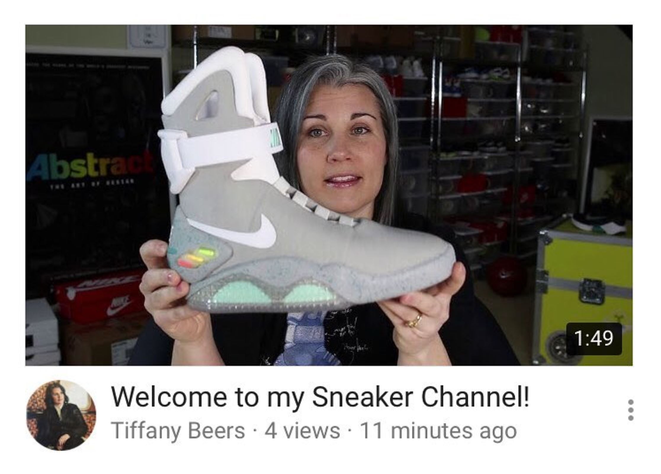 tiffany beers youtube channel sneakers