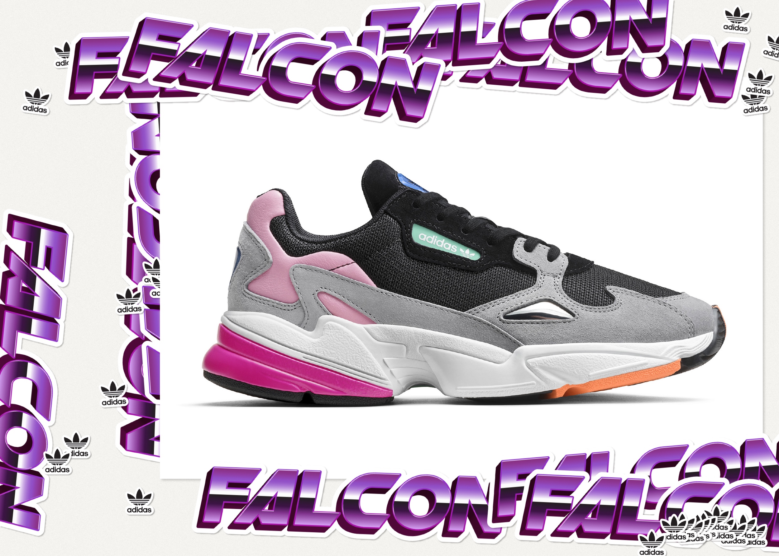 Adidas Originals Falcon EE4405 Pink Women's Shoes Lifestyle Sneakers Size 6  | eBay
