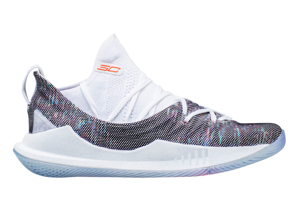 under armour curry 5 neon coral 2