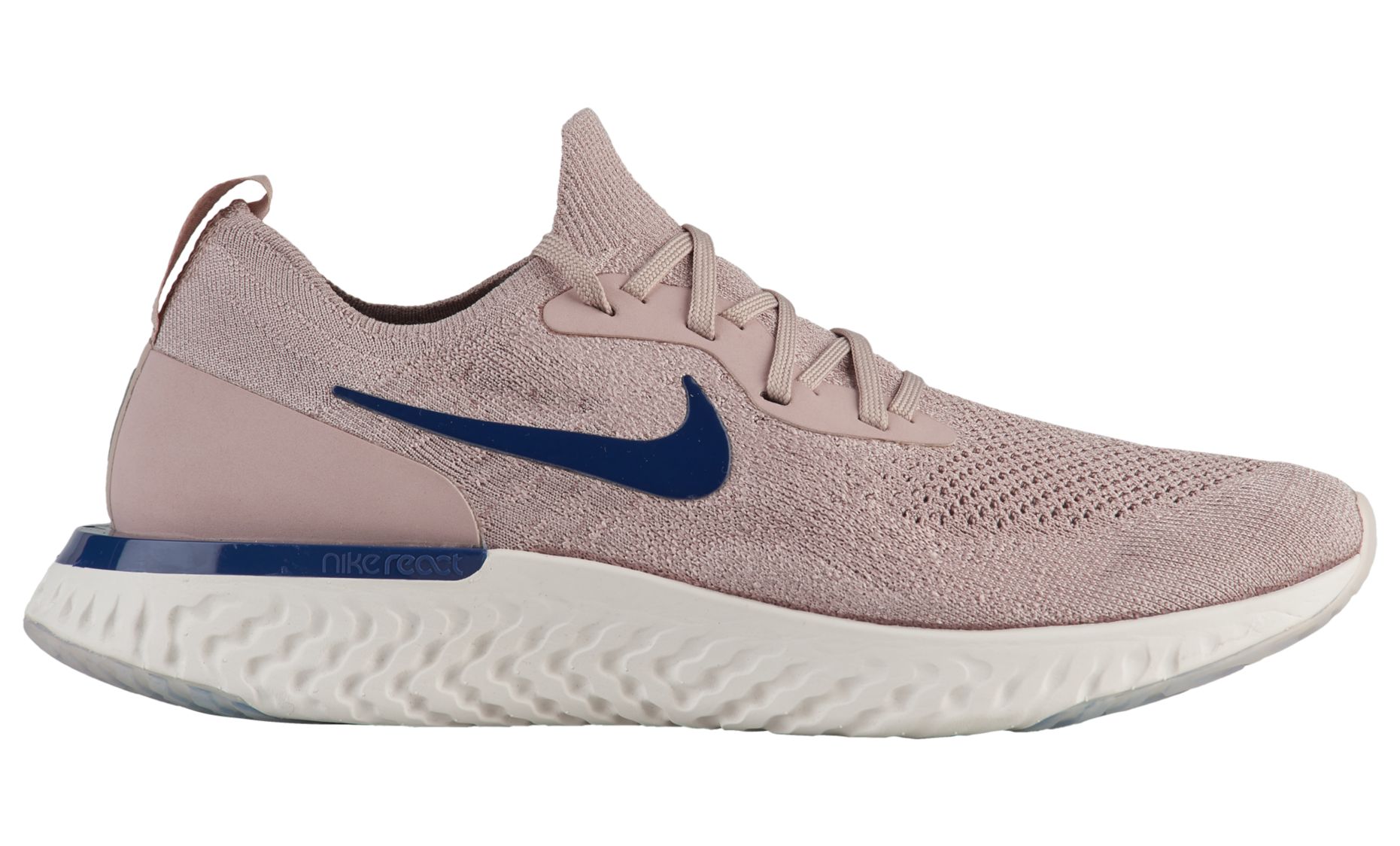 NIKE EPIC REACT FLYKNIT DIFFUSED TAUPE : BLUE VOID - PHANTOM 2