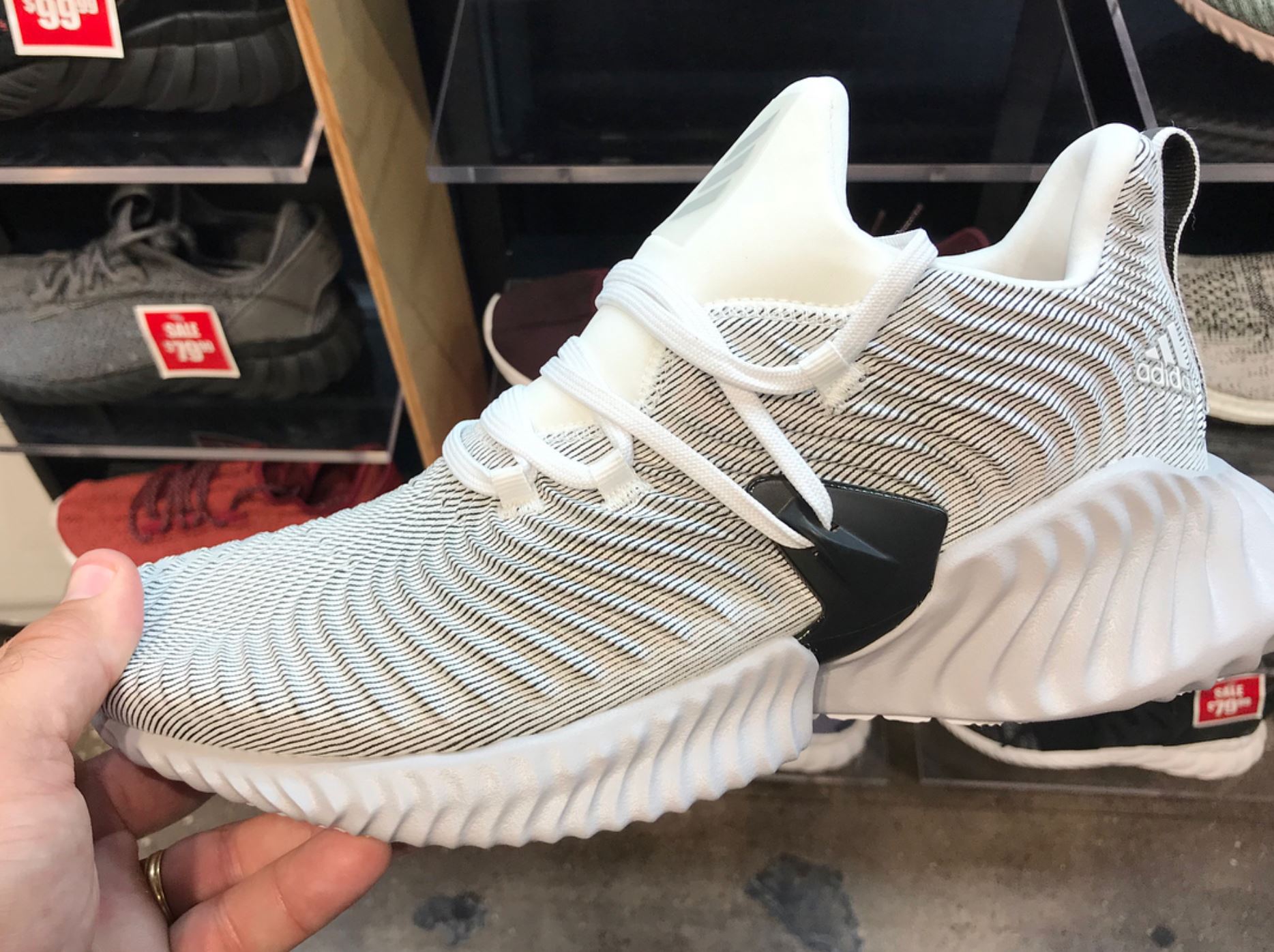 adidas Alphabounce+ Bounce Shoes - White