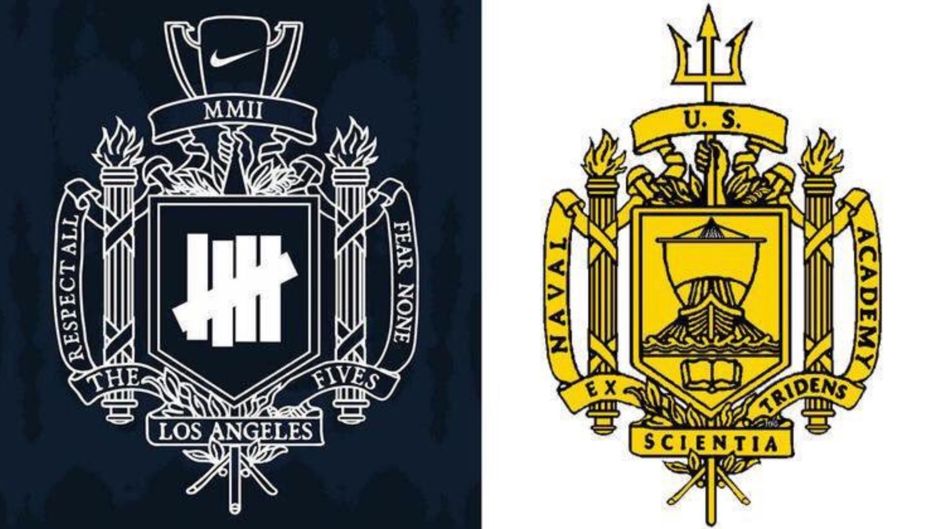 nike undefeated logo US Naval Academy