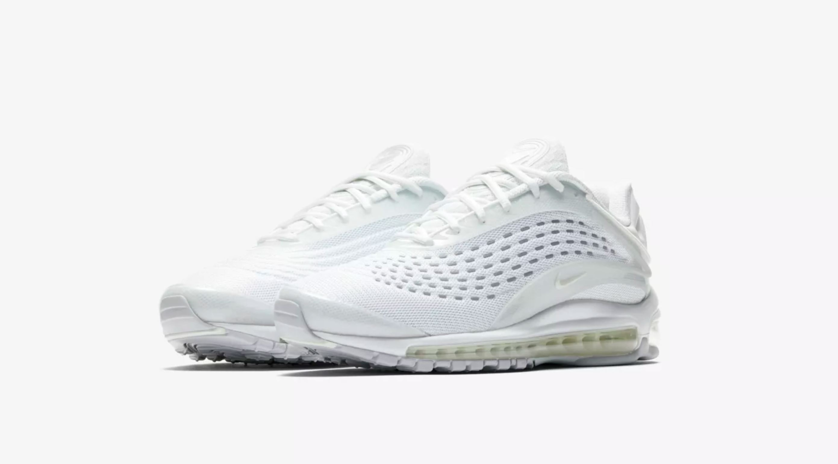 nike air max deluxe triple white release date