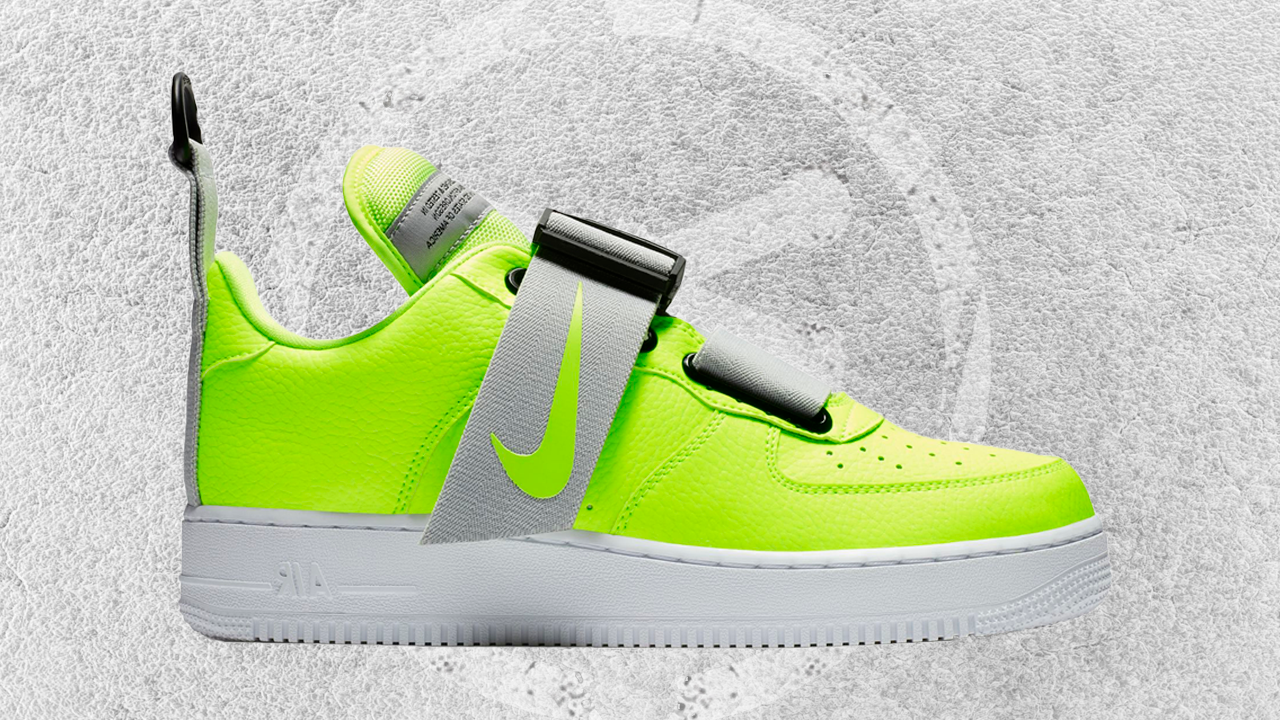 NIKE AIR FORCE 1 UTILITY VOLT-WHITE-BLACK FEATURED IMAGE