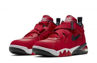 NIKE AIR FORCE MAX CB GYM RED:WHITE:BLACK 1