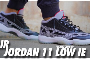 Jordan 11 Low IE Black Cement