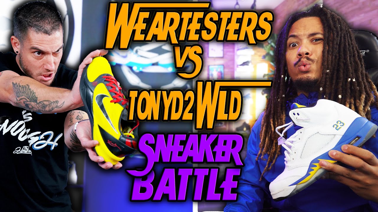 Sneaker Battle WearTesters vs TONYD2WLD