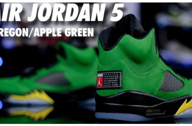 Air Jordan 5 apple green