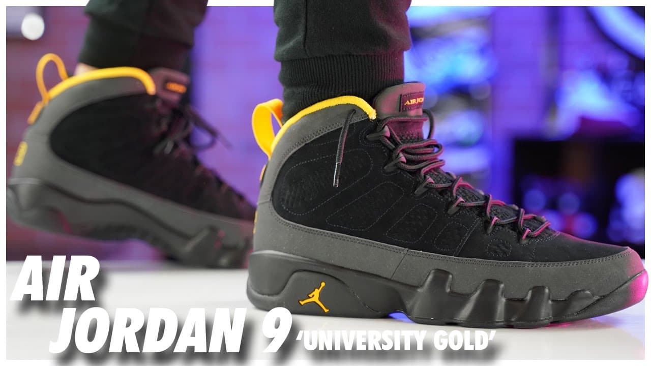 Air Jordan 9 University Gold