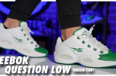 Reebok Question Low Green Toe