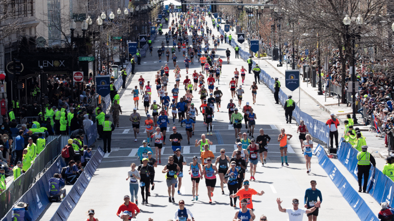 2022 Boston Marathon Finish