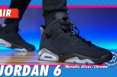 Air Jordan 6 Black Metallic Silver aka Chrome