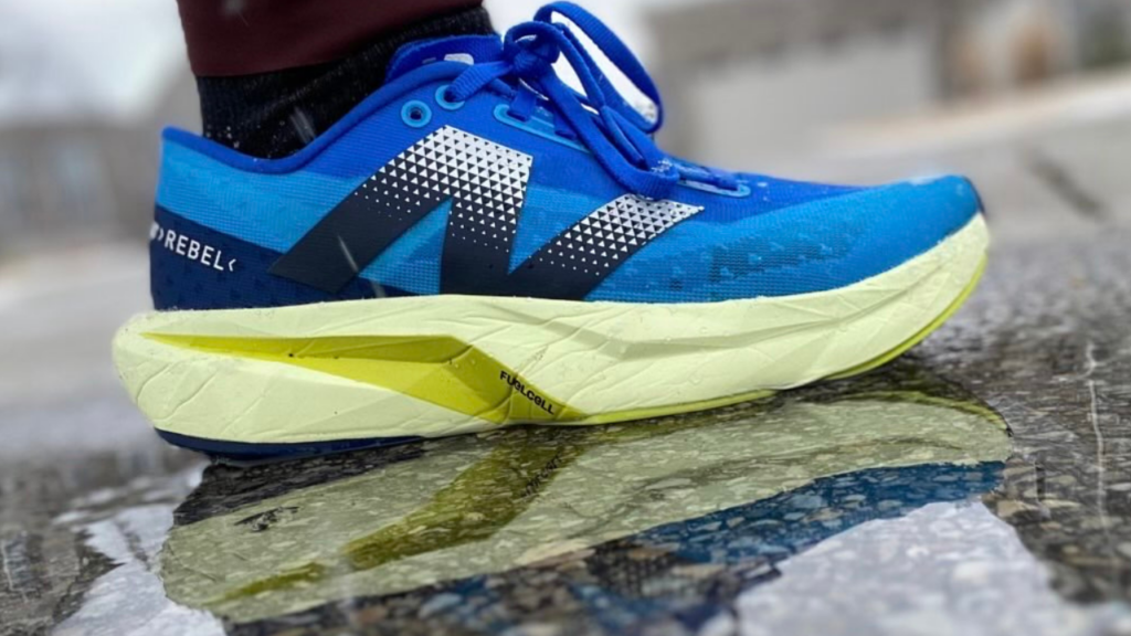 New Balance FuelCell Rebel v4 reflection