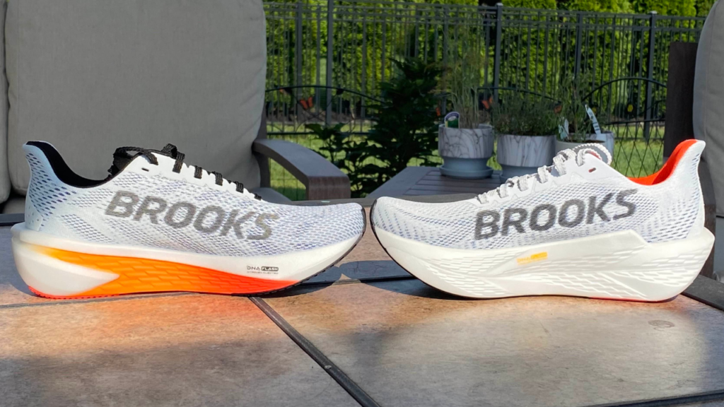 Brooks Hyperion Max 2 and Hyperion 2 medial view