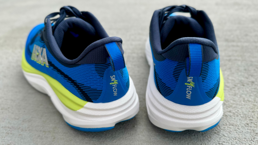 Hoka Skyflow heel view