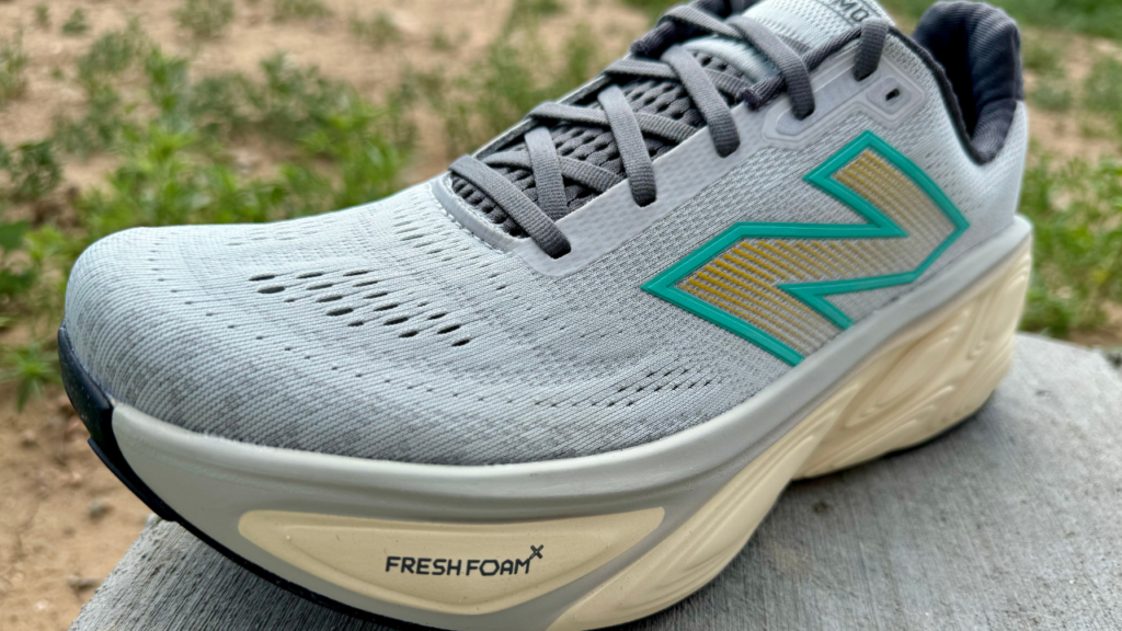 New Balance Fresh Foam X More v5 cushion close up