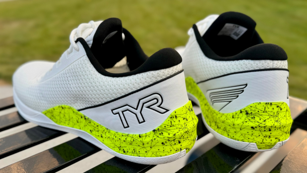 TYR CXT-2 heel stability wrap close up