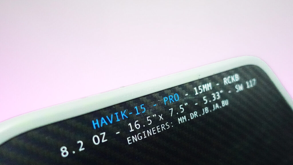 Maverix Havik-15 Pro specs close up