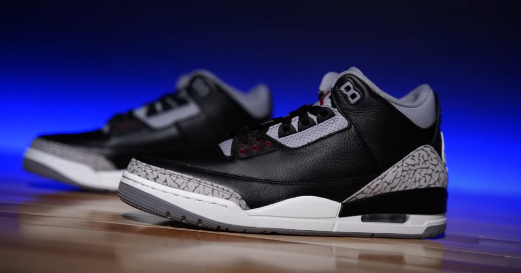 air jordan 3 black cement overall