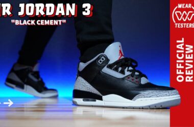 air jordan 3 black cement review