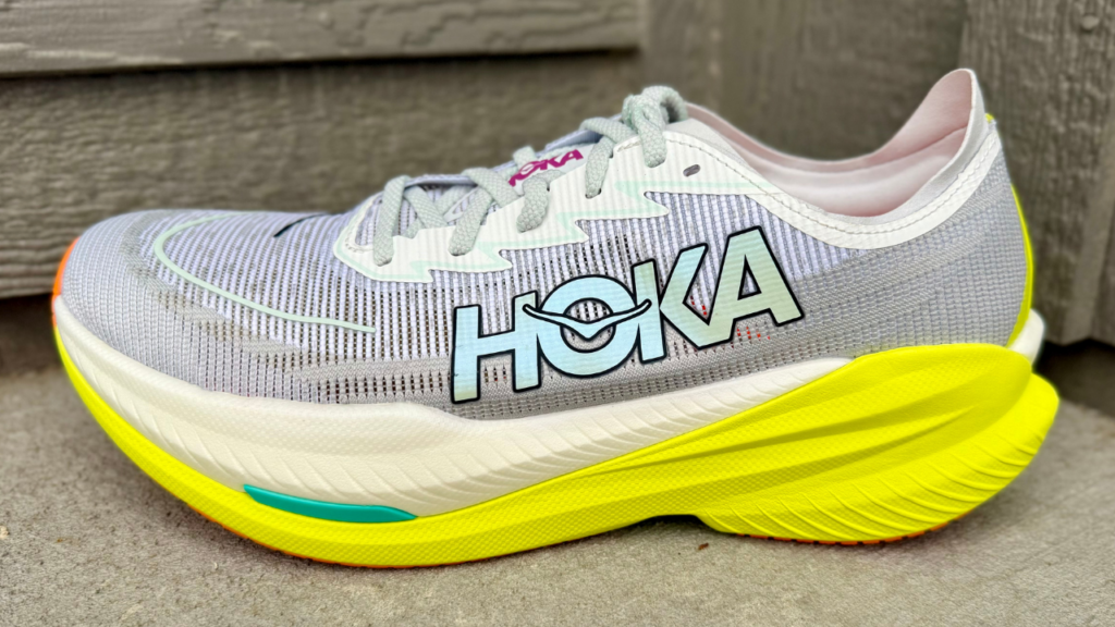 hoka mach x2 lateral side view