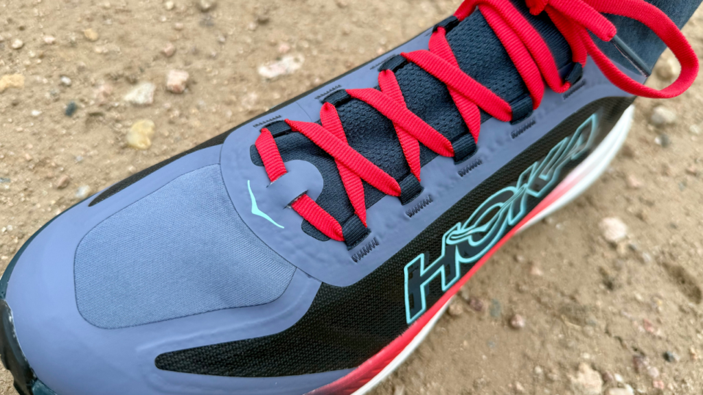 Hoka Tecton X 3 upper close up