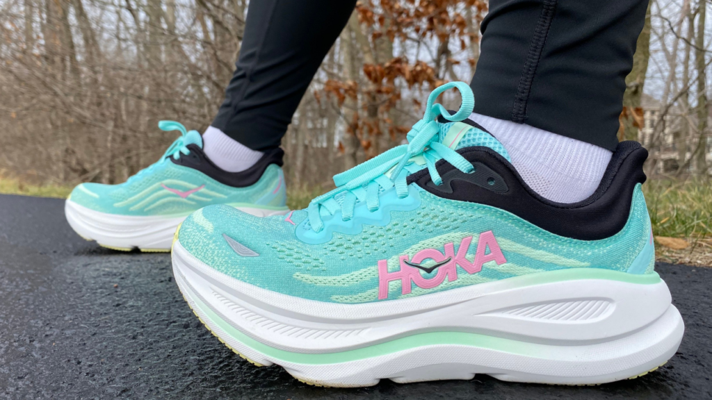 Hoka Bondi 9 on foot