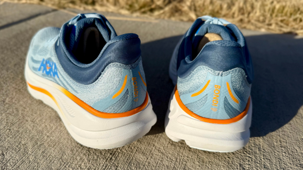 Hoka Bondi 9 heel view