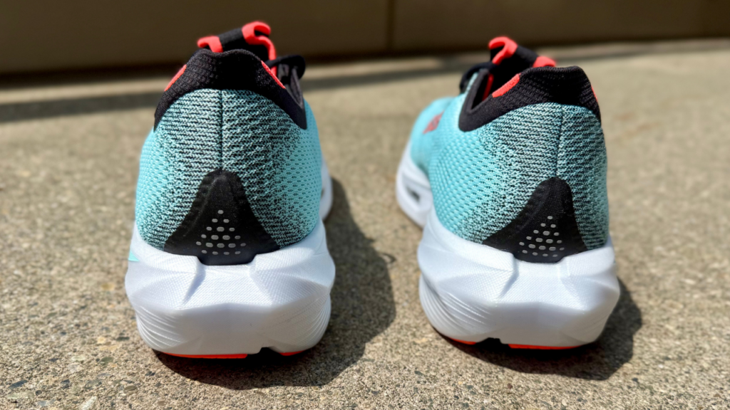 Brooks Hyperion 3 heel close up