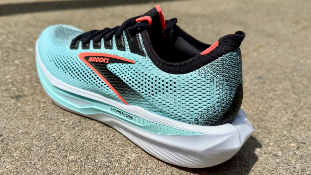 Brooks Hyperion 3 rear quarter close up