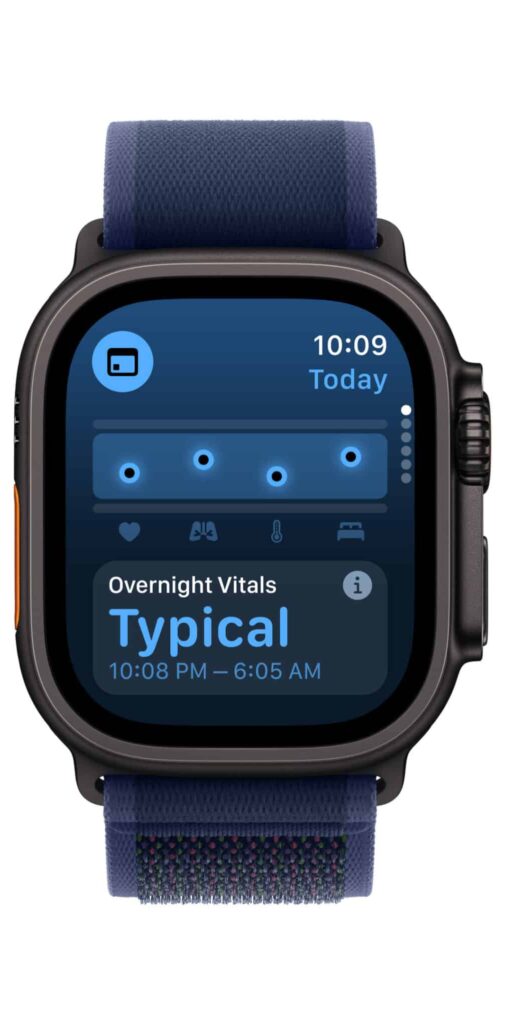 Apple Watch for running: sleep tracking