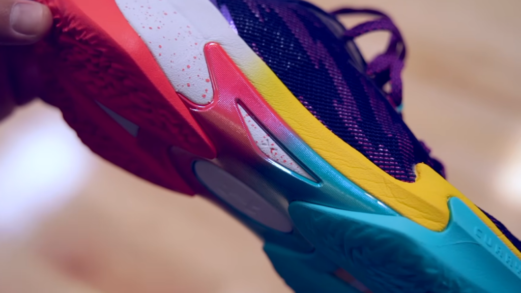 Curry Series 7 midfoot shank close up