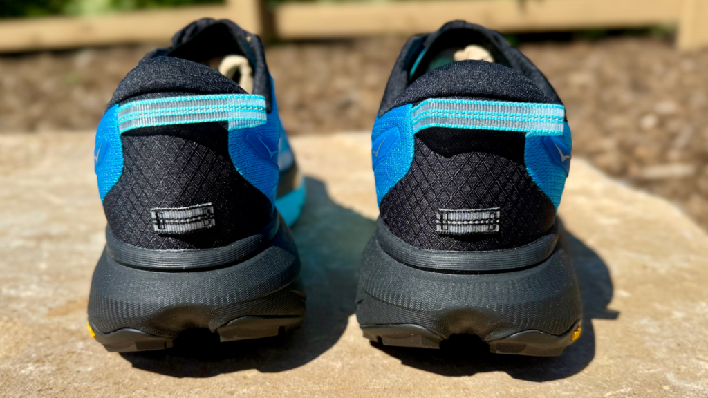 HOKA Mafate 5 heel close up