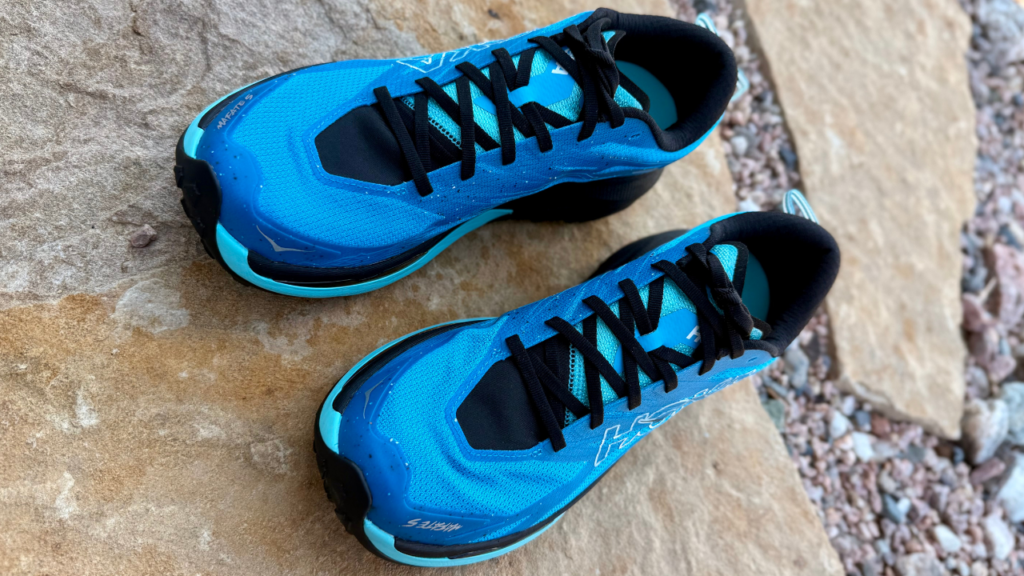 HOKA Mafate 5 upper top view