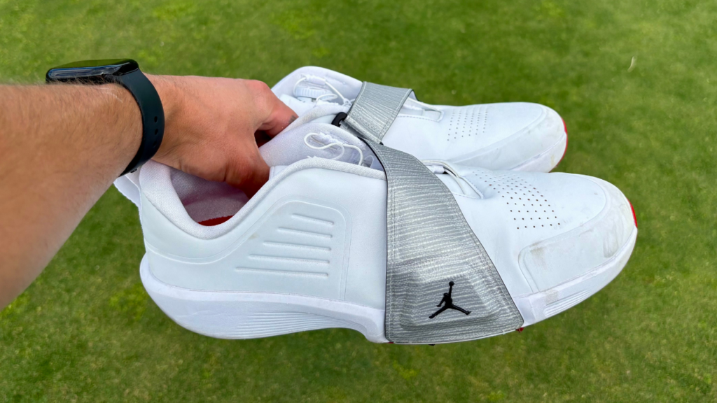 Jordan Air Rev in hand on the course