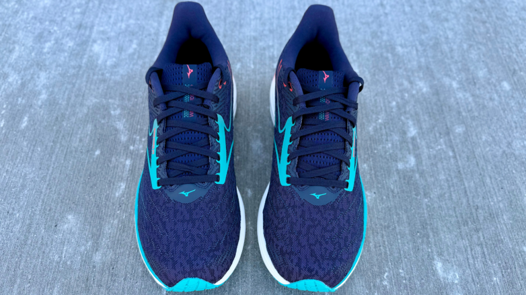 Mizuno Wave Rider 29 upper top view