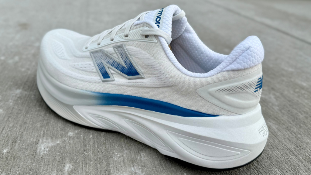 New Balance Fresh Foam X More v6 lateral heel close up