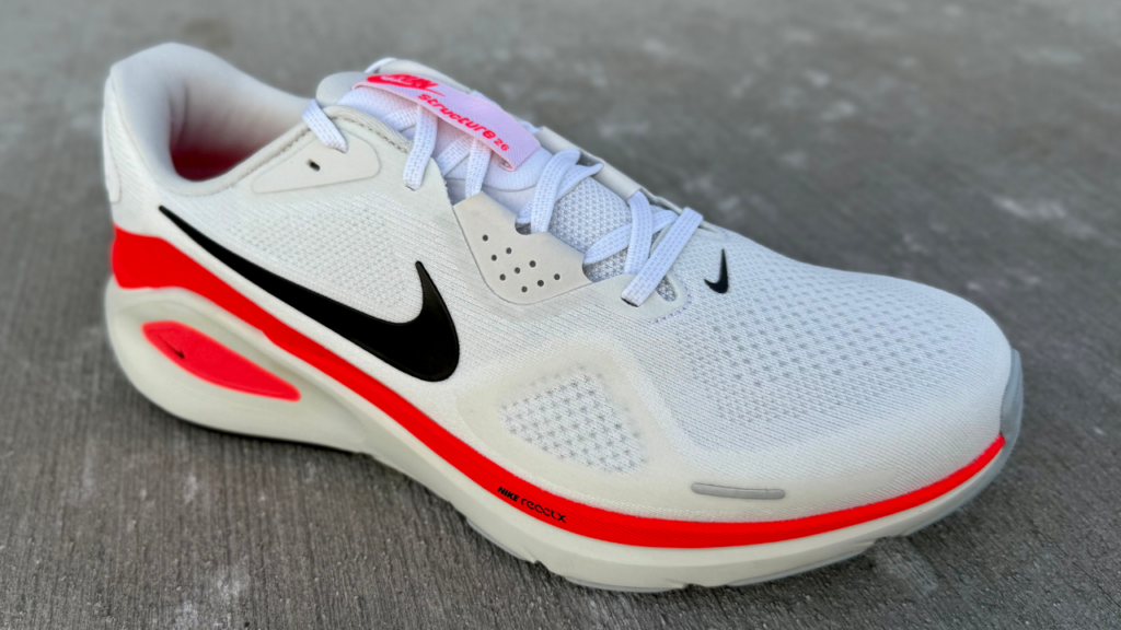 Nike Structure 26 ReactX cushion close up