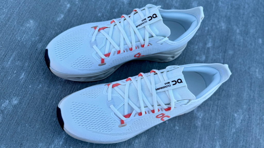 On Cloudsurfer Max upper top view