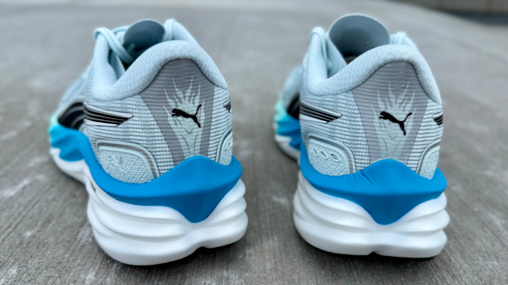 Puma Velocity Nitro 4 heel close up