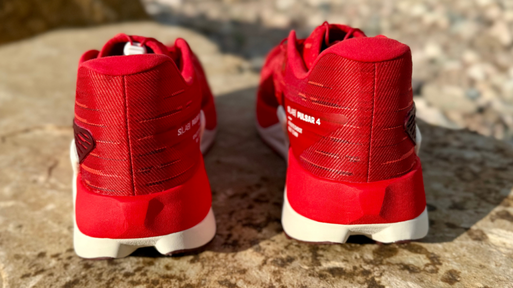 Salomon S/LAB Pulsar 4 heel rear view