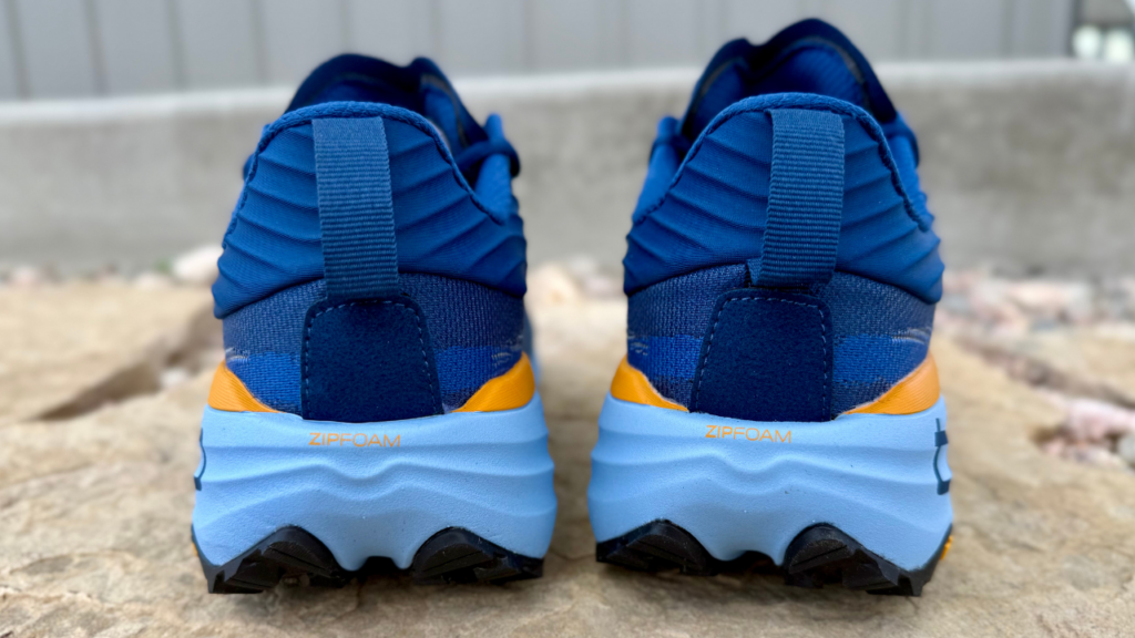 Topo Vista heel cushion close up