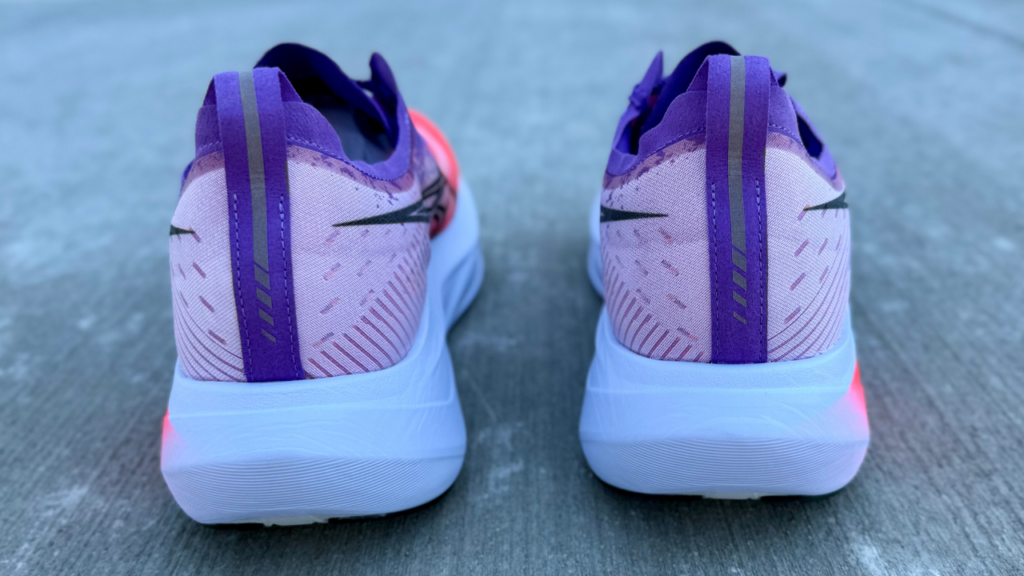 Asics Megablast heel close up